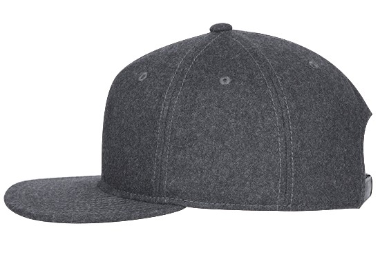 OTTO CAP® 6 Panel Mid Profile Flat Visor Strapback Hat 9