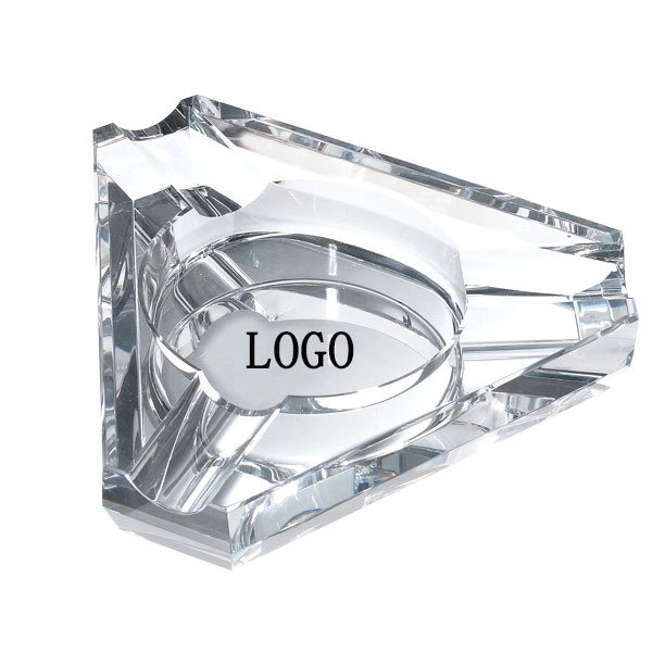Triangle Modern Design Crystal Cigar Ashtrays 2