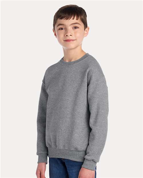 Youth NuBlend® Crewneck Sweatshirt - 562BR 10