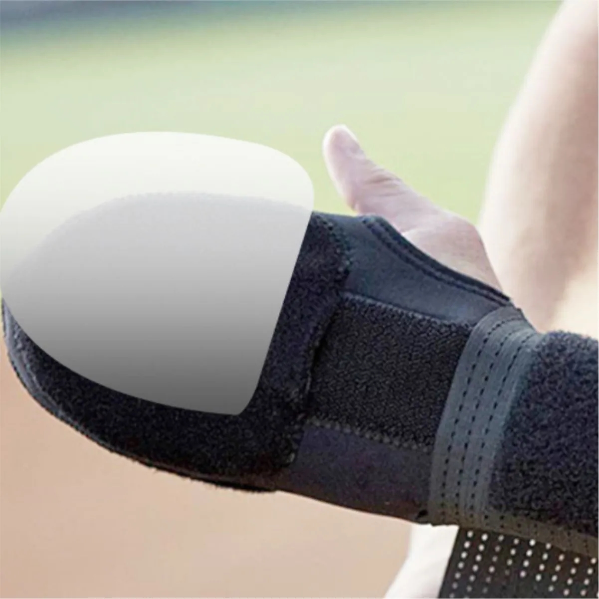 Ambidextrous Baseball Softball Sliding Mitt With Strap 2