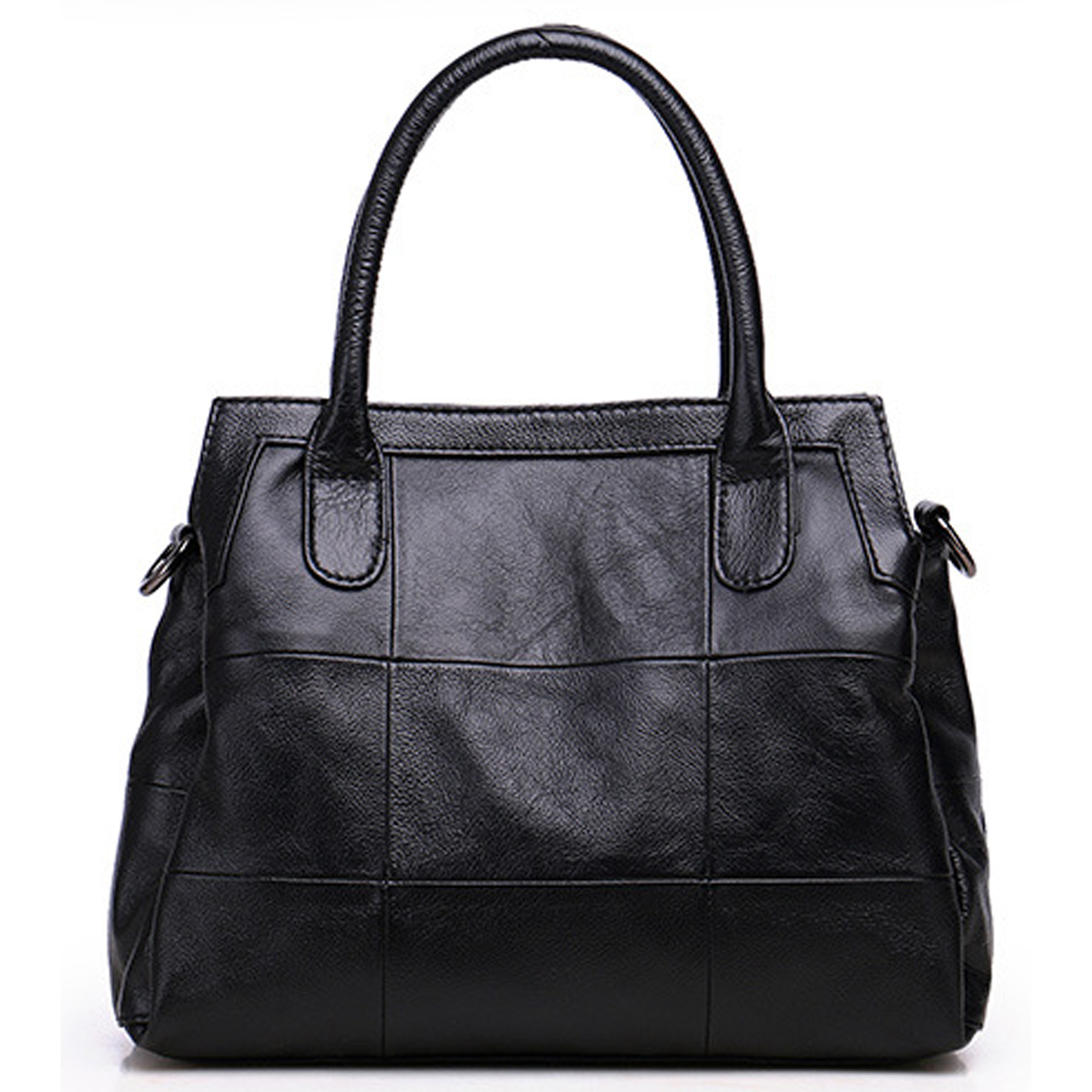 Genuine Leather Women's Soft Tote Bag, custom tote bag with logo imprint 7