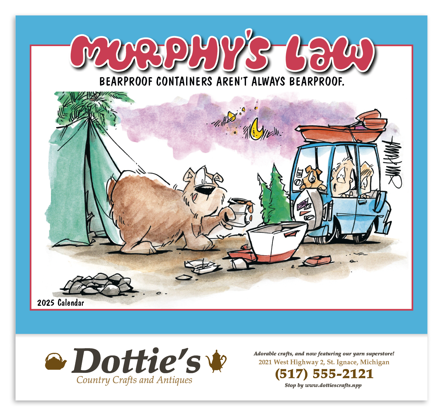 HotLine® Products Murphy's Law Appointment Calendar - Stapled 14