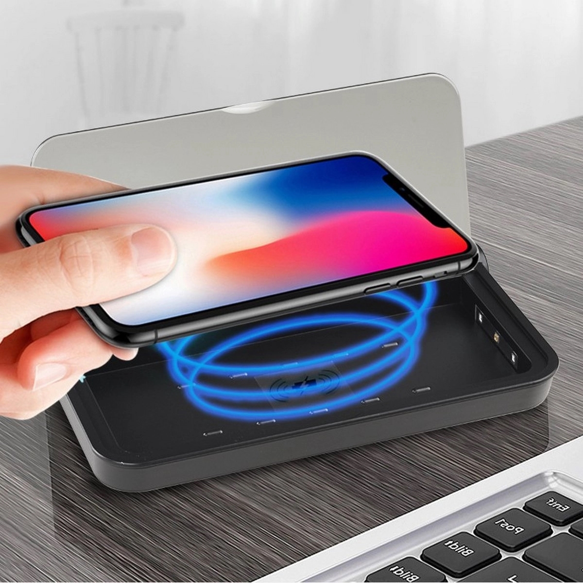 Portable UV Cell Phone Sanitizer With Wireless Charger 10