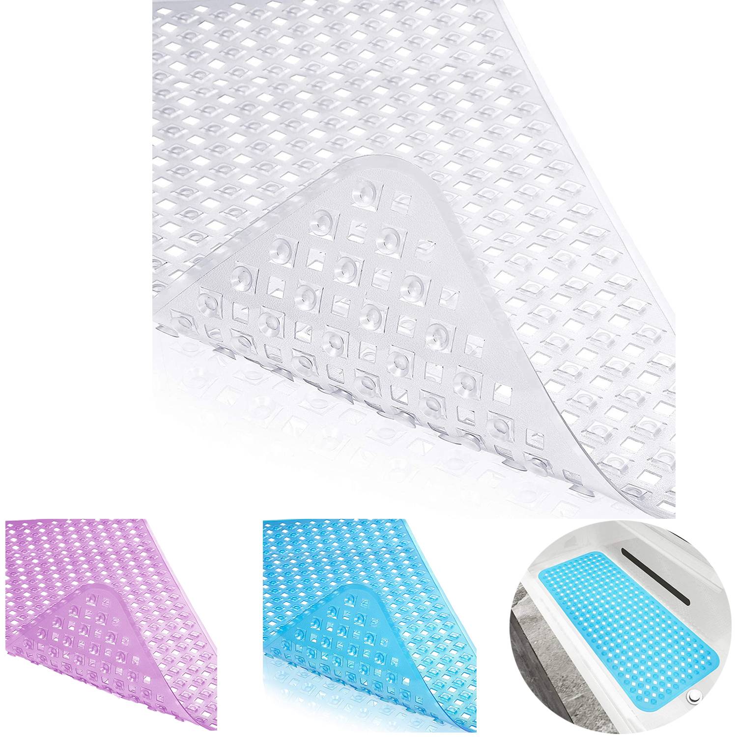 PVC Non Slip Bathtub Shower Mat 5
