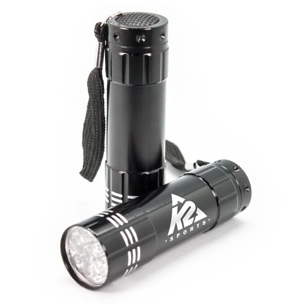 9 LED Flashlight with Strap 6