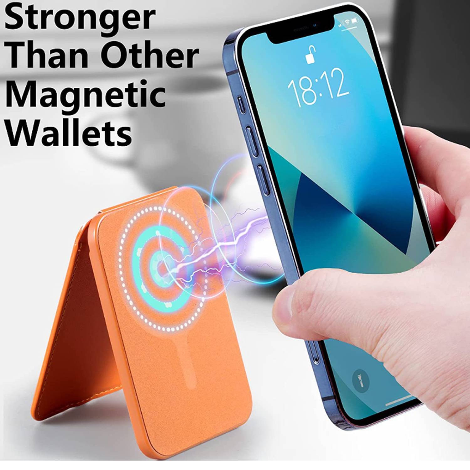 Magnetic Iphone Wallet Stand 5