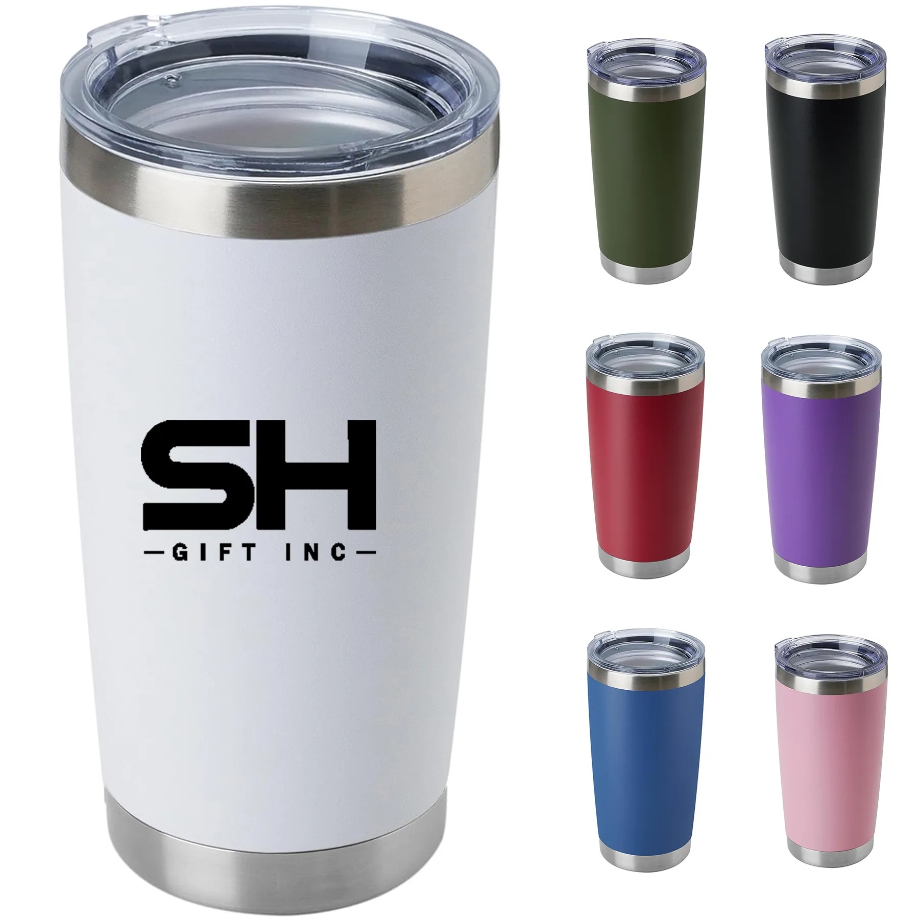 20oz Stainless Steel Tumbler With Lid 1