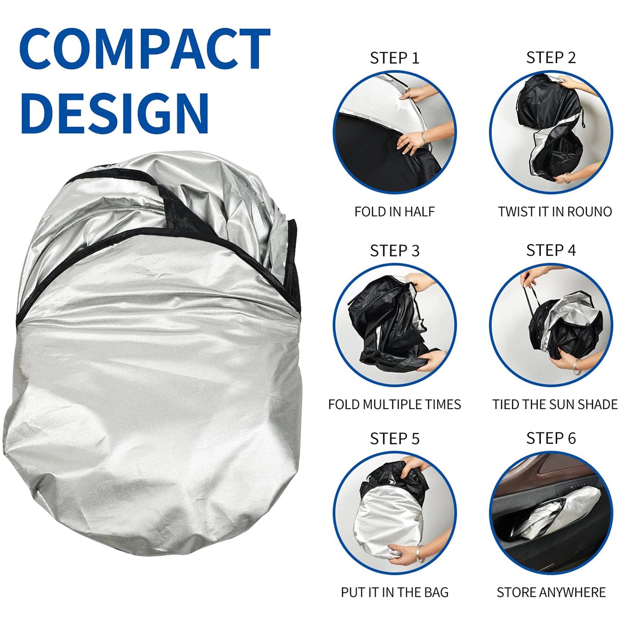 Full Color Front Windshield Sunshade 3