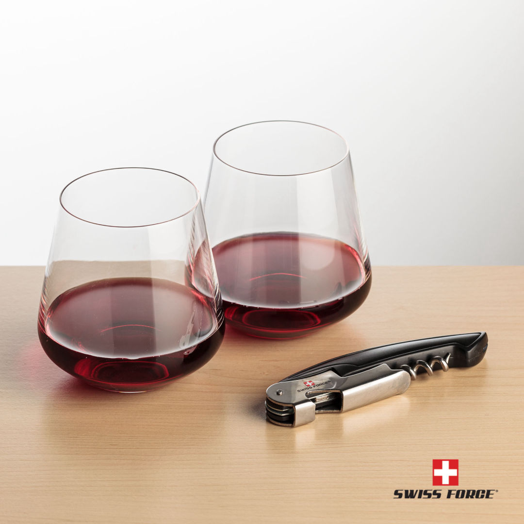 Swiss Force® Opener & Cannes Stemless Wine 16