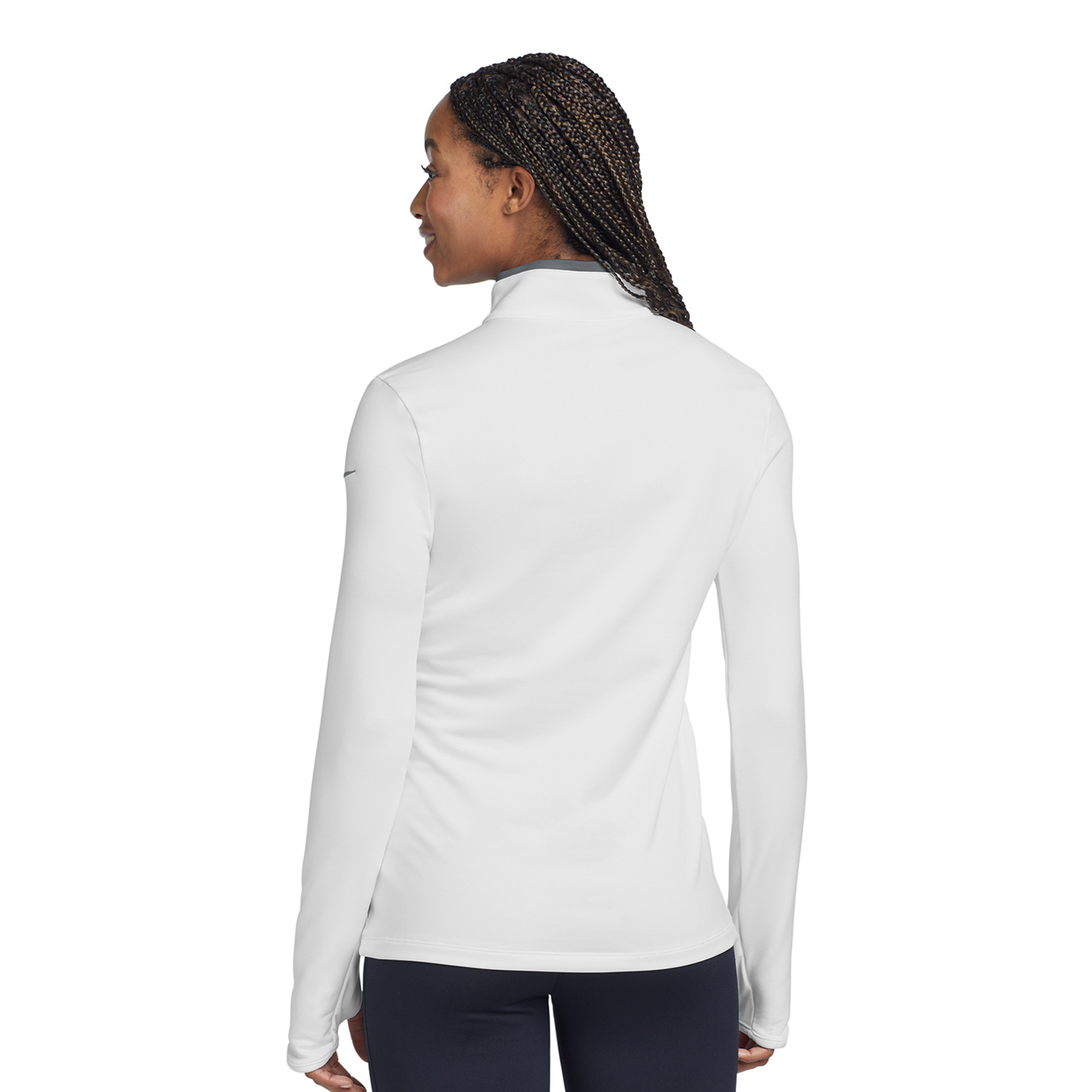 Nike Ladies Dri-FIT Stretch 1/2-Zip Cover-Up 7.6 oz. Jacket 5