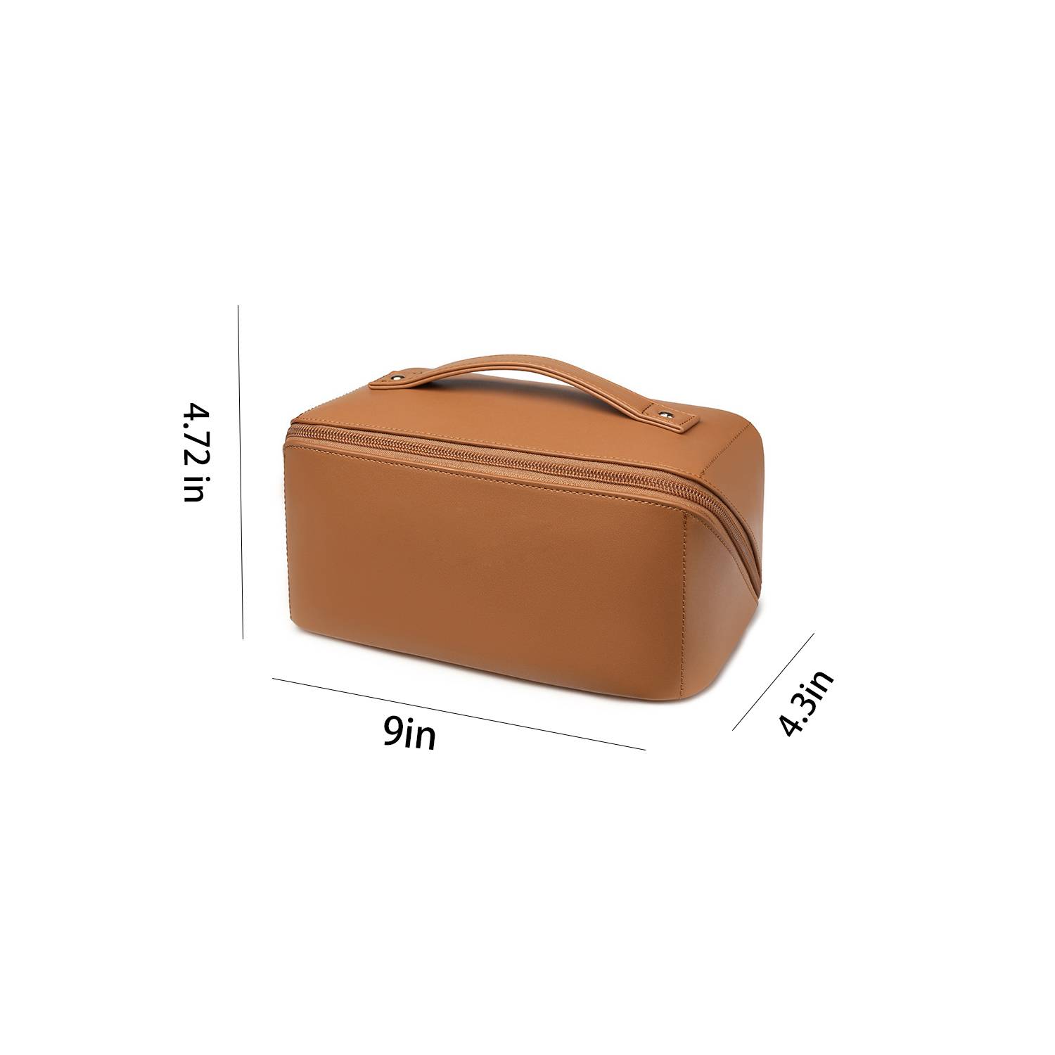 PU Leather Portable Waterproof Travel Cosmetics Storage Bag 5