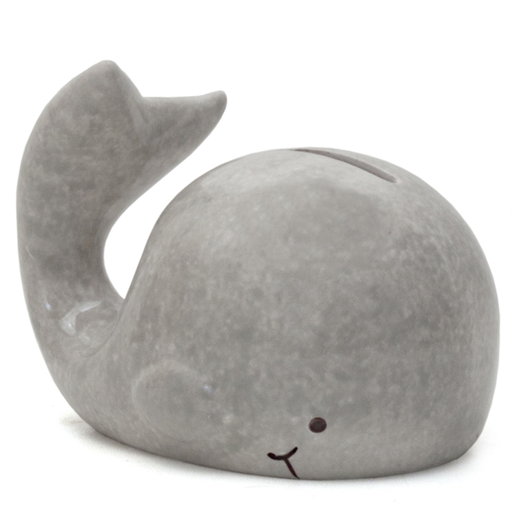 Whale - Unique Mini Hand Painted Ceramic Bank 4