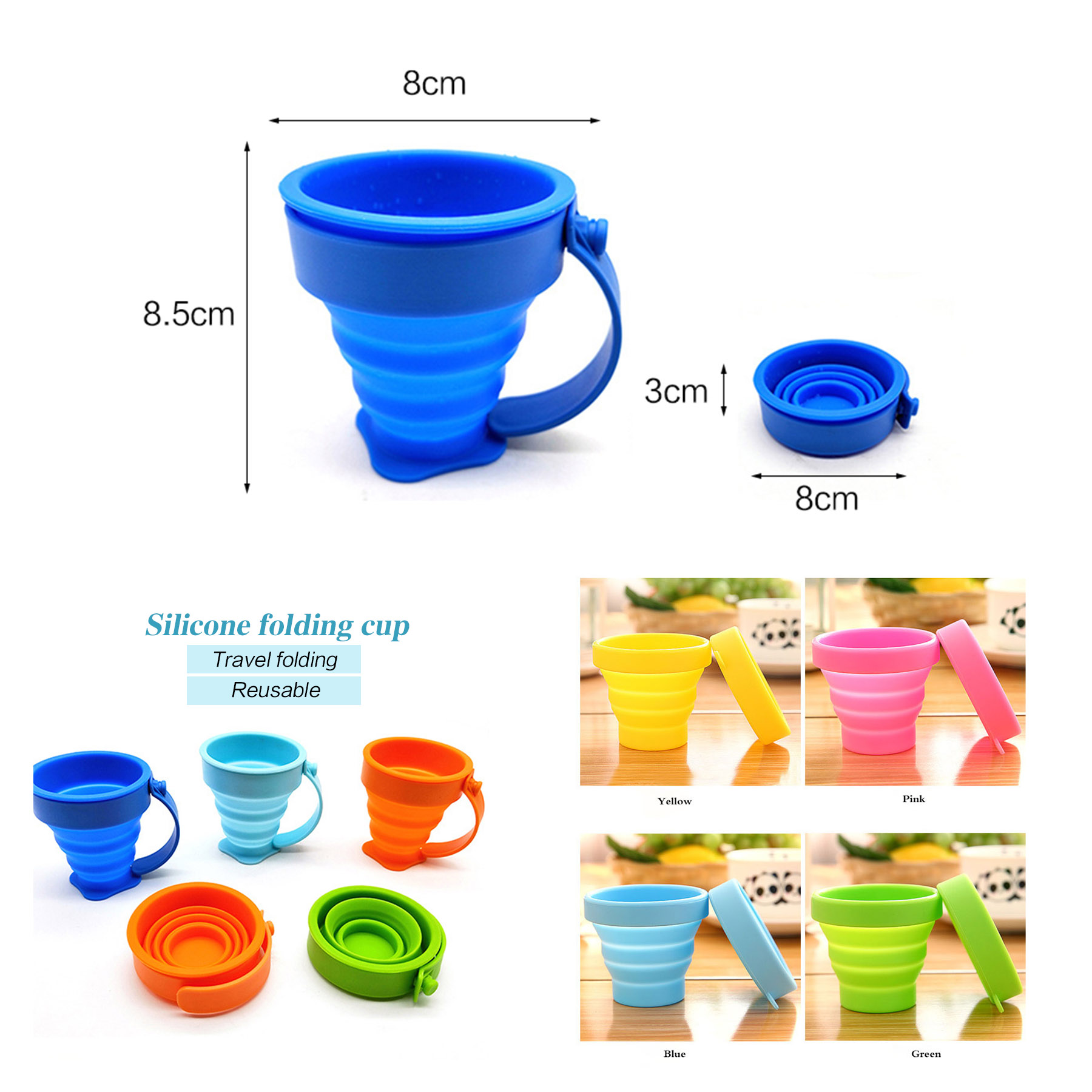 Silicone Folding Cups 2