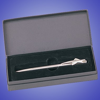 SILVER PLATED BALL PEN STAR IN GIFT BOX 1