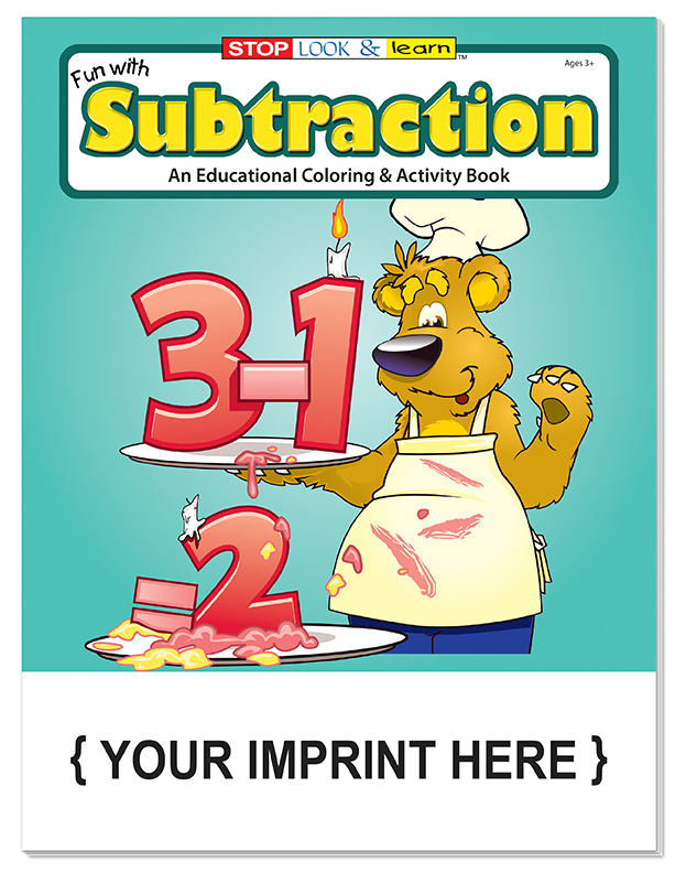 COLORING BOOK - Fun With Subtraction Coloring & Activity Book 4