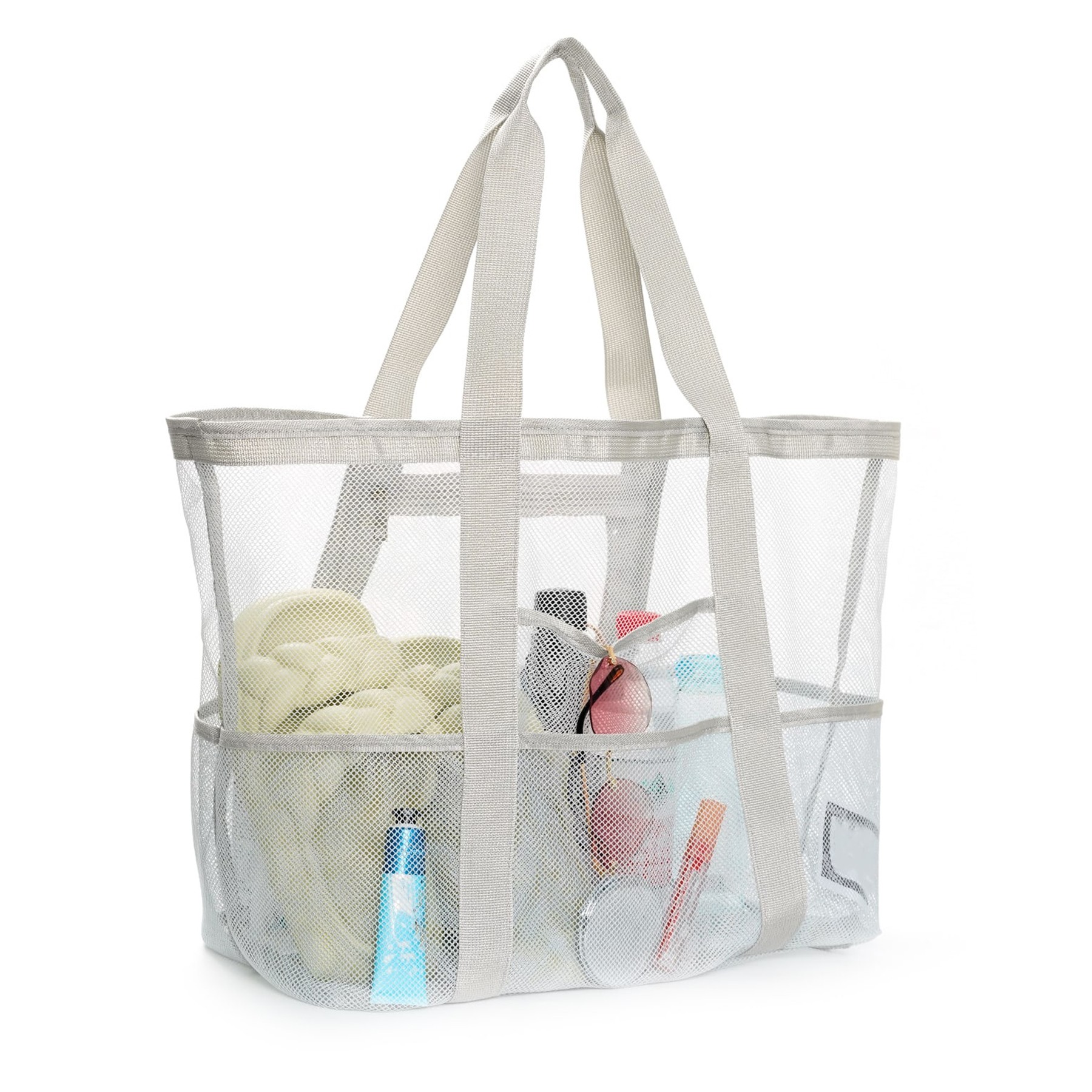 Mesh Beach Bag, custom tote bag with logo imprint 8