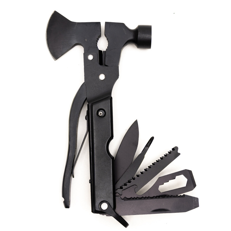 14 in 1 Multitool Hatchet Camping Axe Hammer Saw Screwdriver 2