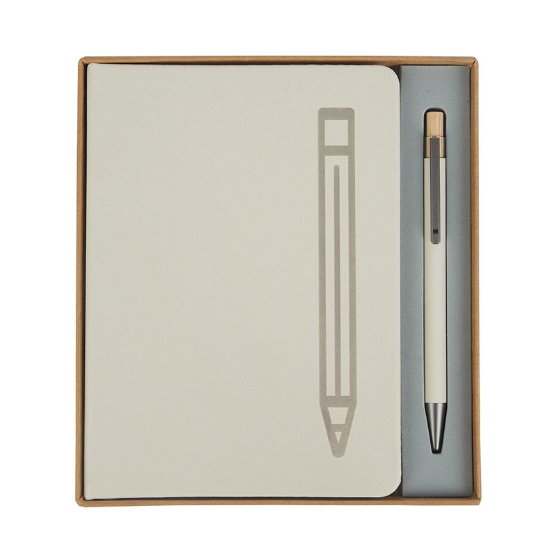 Manhattan II Gift Set w/ Magnetic Journal & Recycled Pen 58