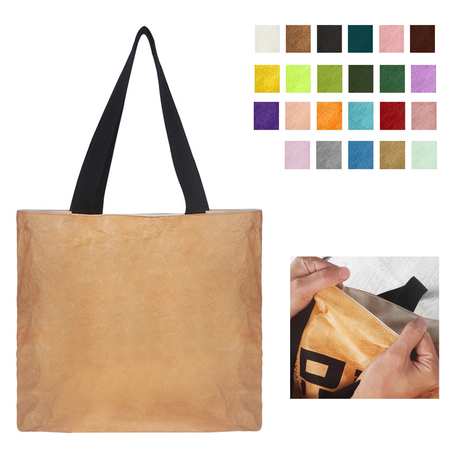 Waterproof Paper Tote Bag 2