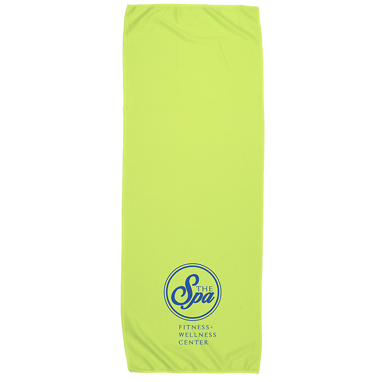 "THE RAINER" Recycled RPET Cooling Towel – 12" W x 32" H 47