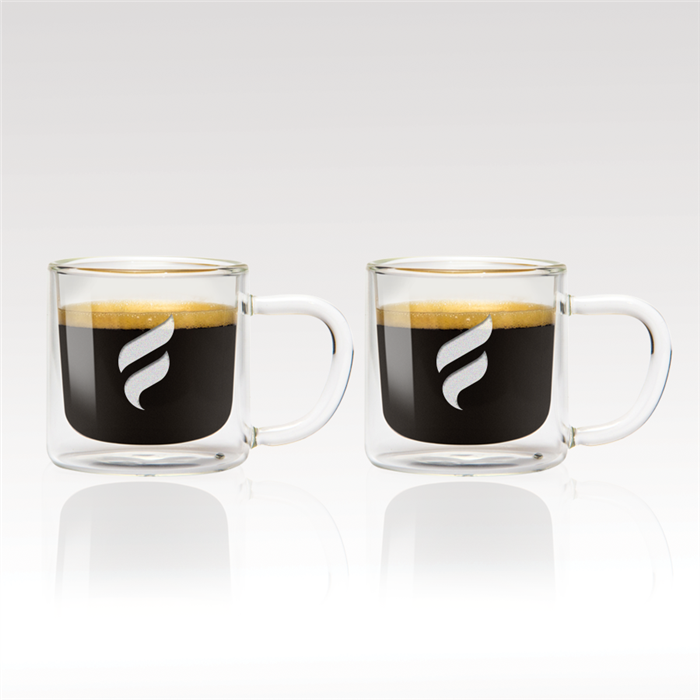 Epare Double-Wall Espresso Glass Mug (Set of 2) 8