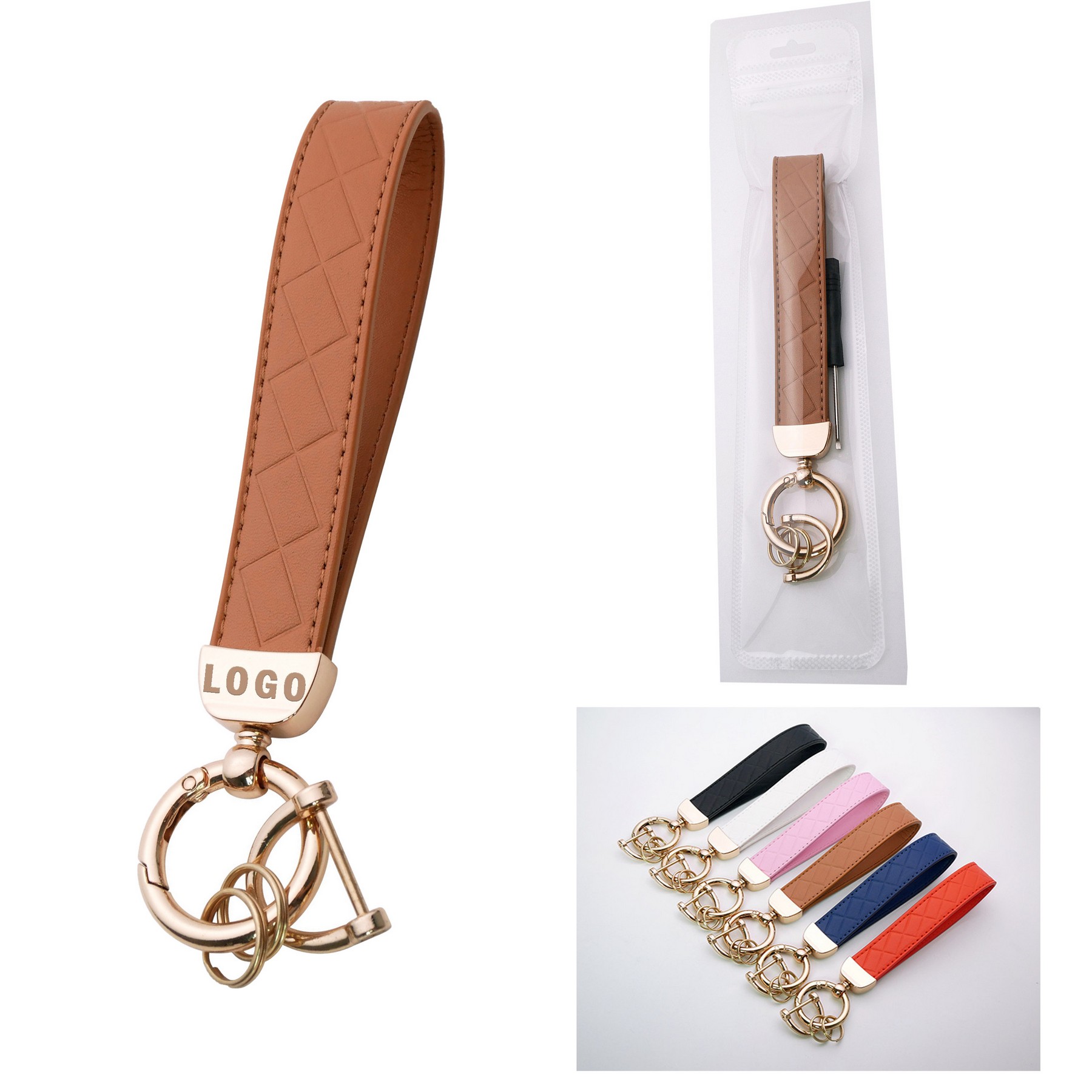 Leather Car Key Chain Holder