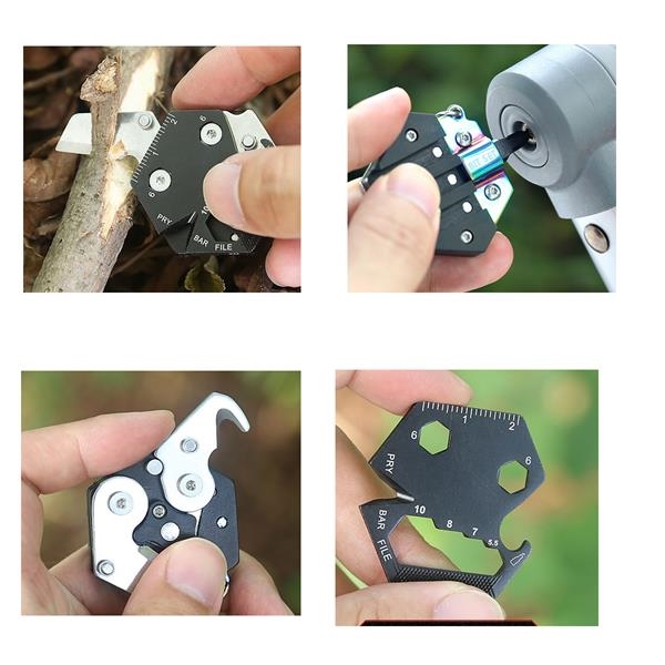 Multitool Folding Coin Edc Knife 4