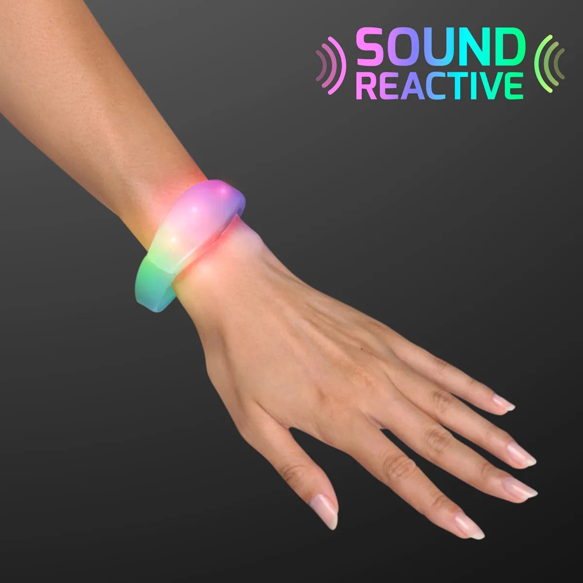 Sound Activated Light Up LED Flashing Bracelets 6