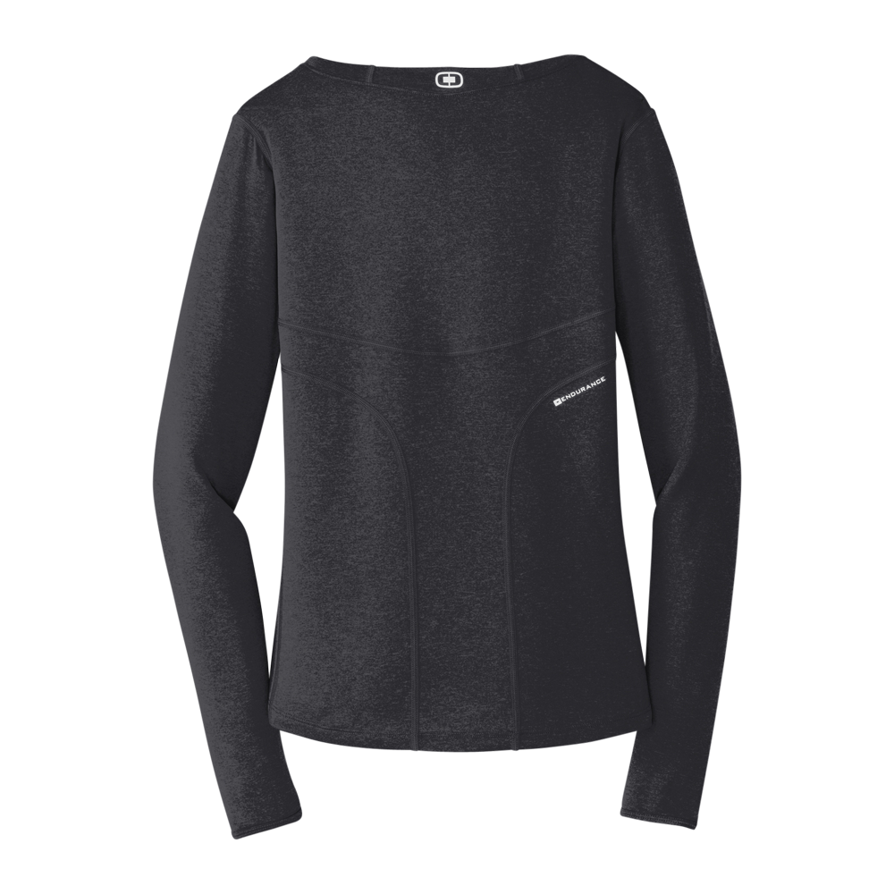OGIO ENDURANCE Ladies Long Sleeve Pulse Crew 8