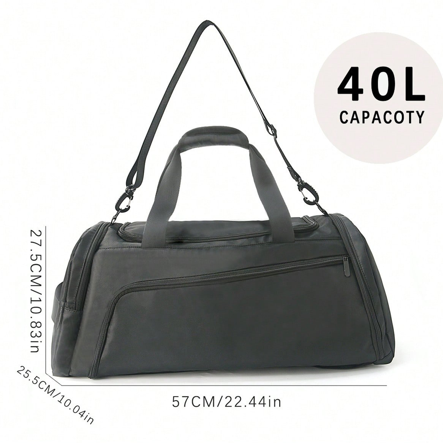 Polyester Portable Sports Travel Duffel Bag 3