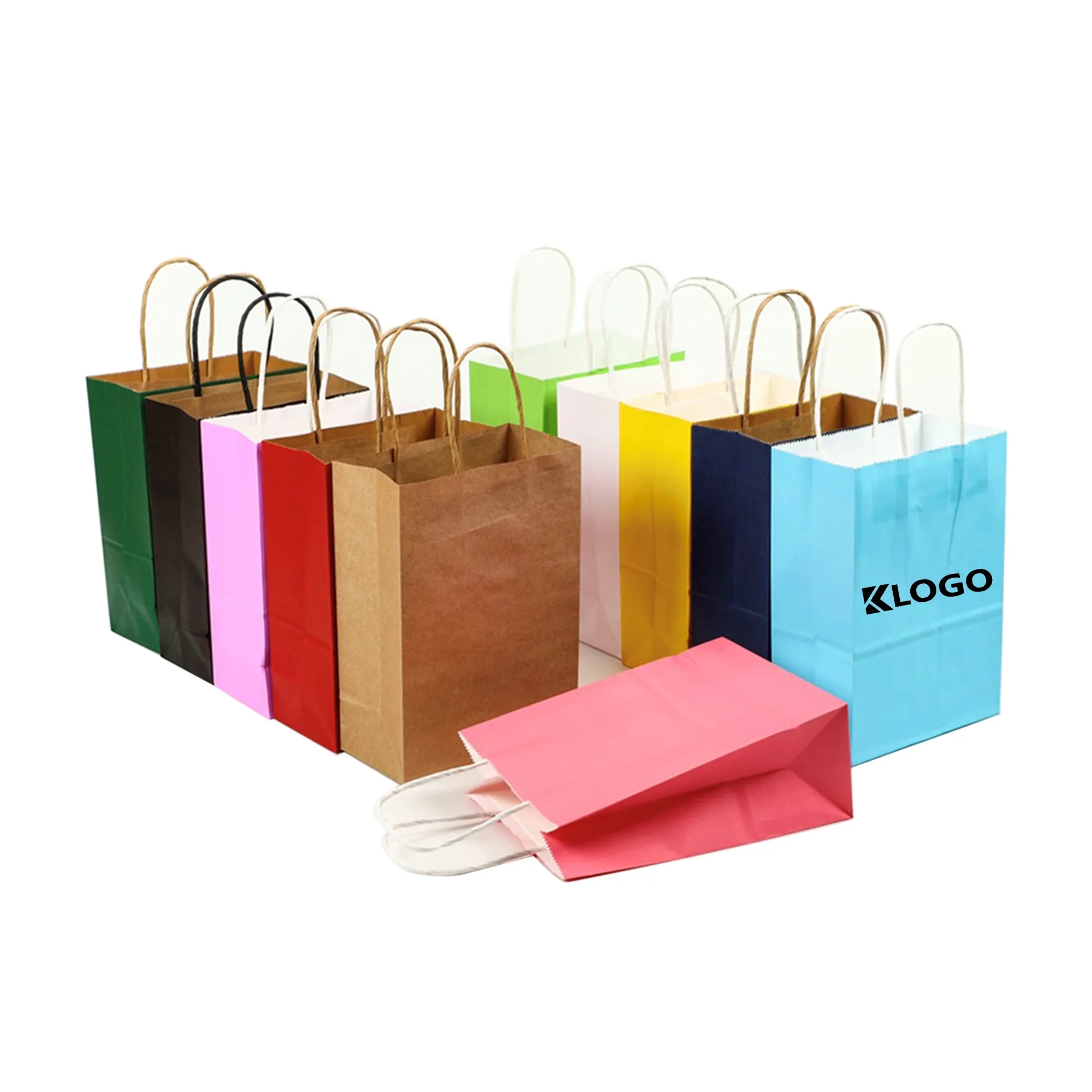 Kraft Paper Tote Bag With Handle 13