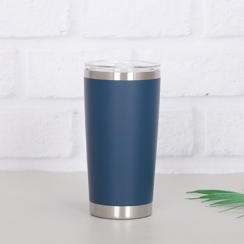 20oz Double Walled Vacuum Insulated Travel Coffee Mug Beer Cup Stainless Steel Tumbler Mug 5