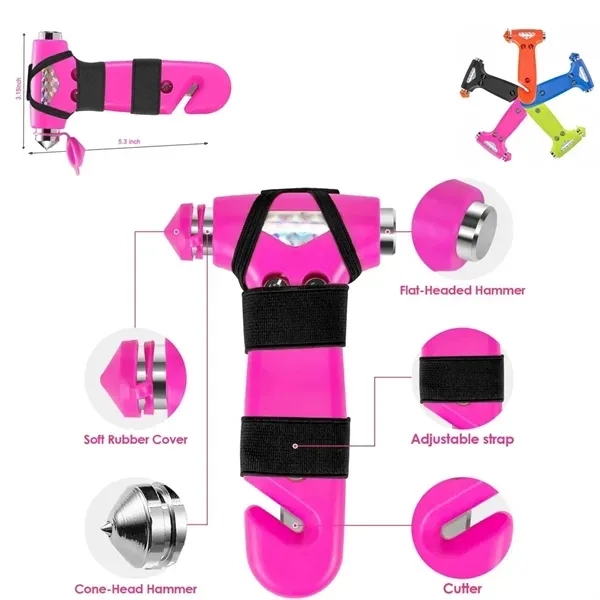 ABS Emergency Hammer - Durable Tungsten Steel Blade 1
