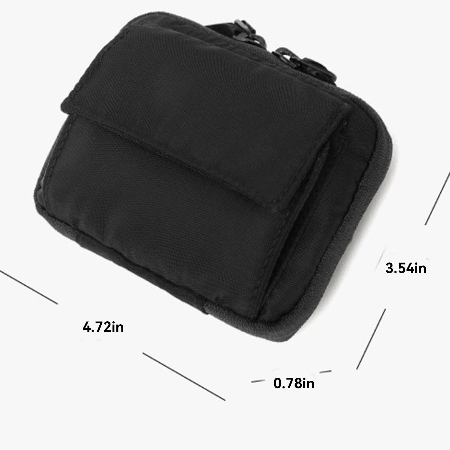 Soft Nylon Cross Coin Wallet 3