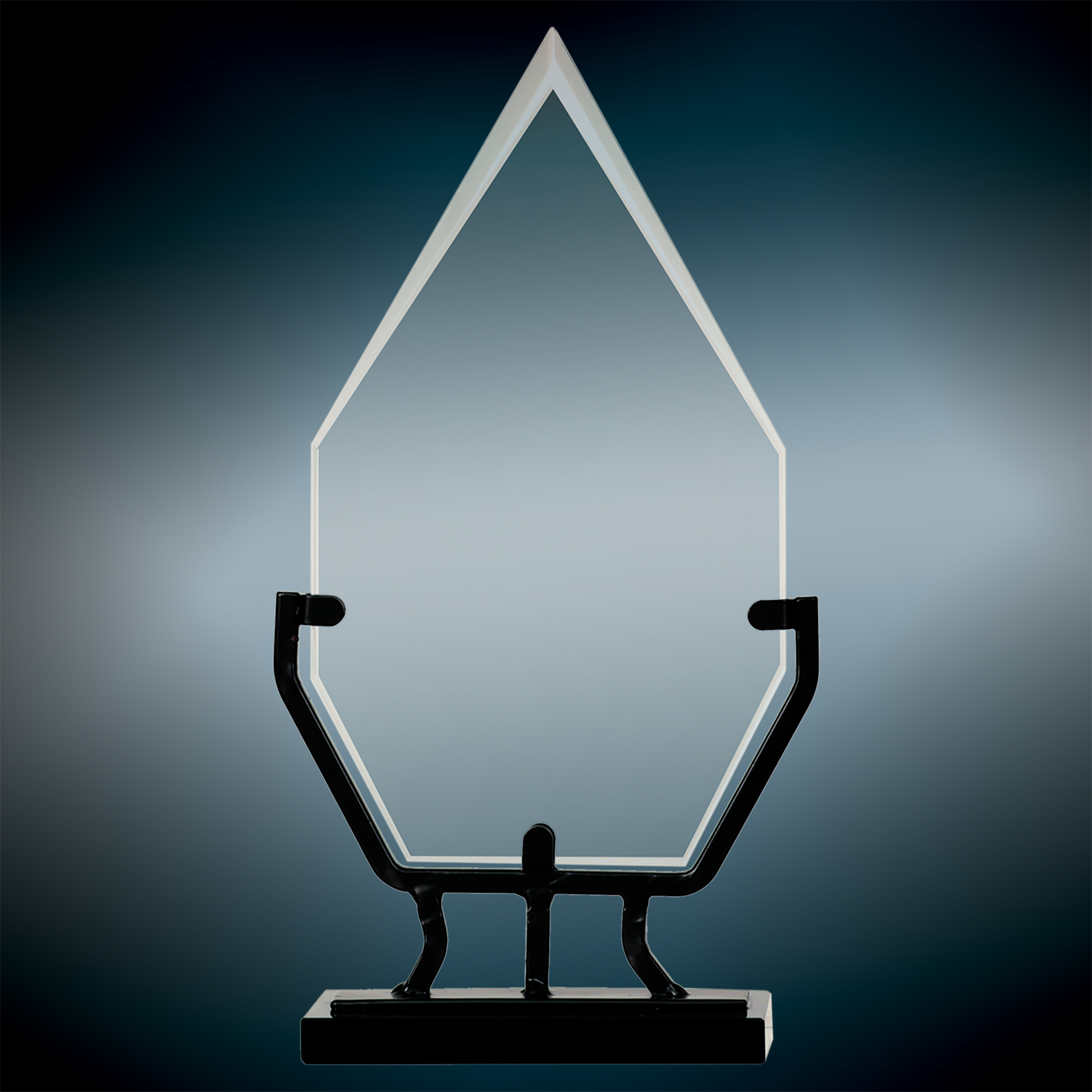 Diamond Vintage Glass with Iron Base 6