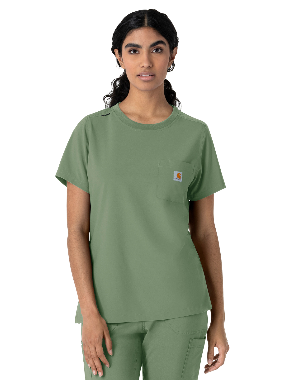 Carhartt Scrubs - Force Cross-Flex - Women's One-Pocket Crew Neck Scrub Top 23