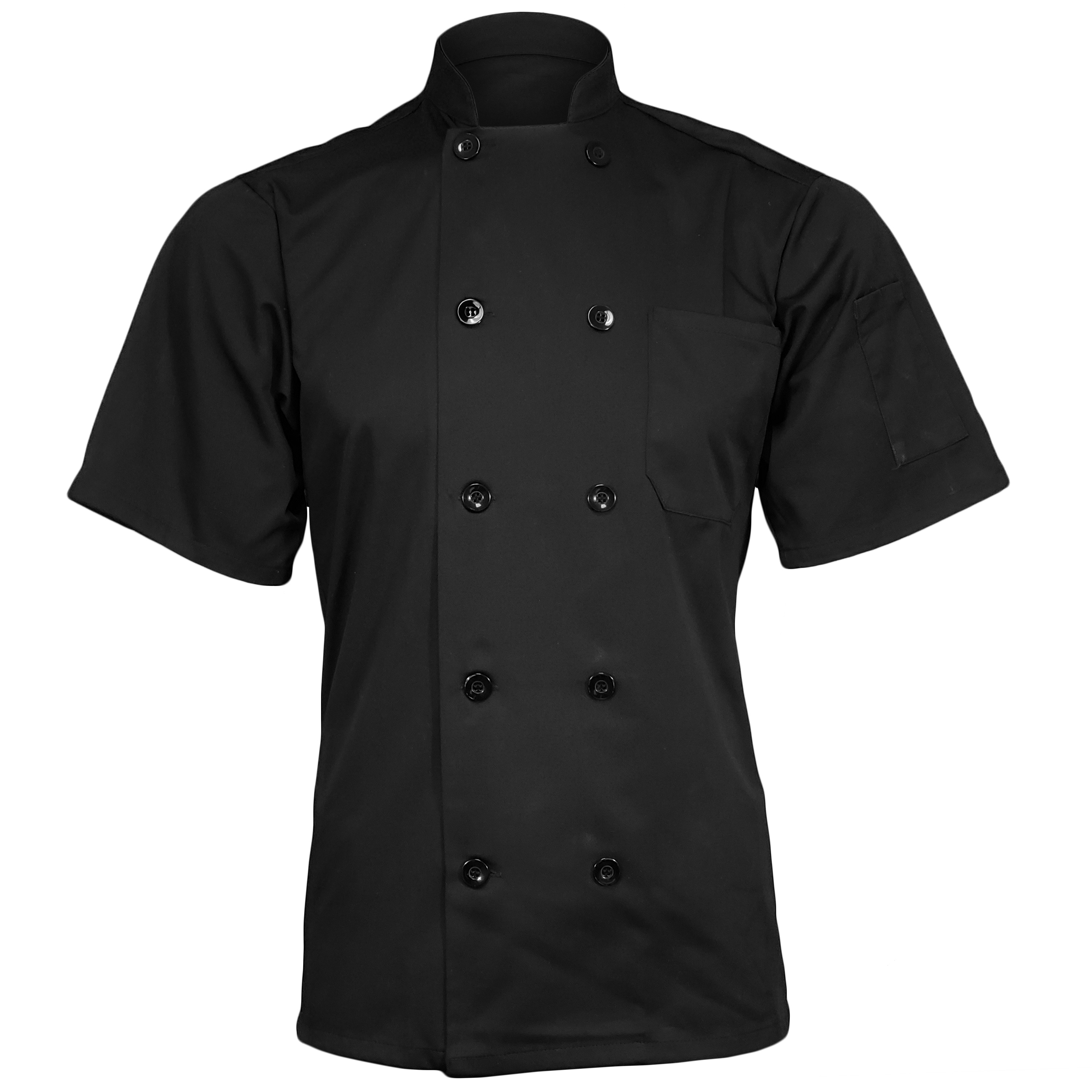 Classic Chef Coat with Short Sleeves (BLANK) 15