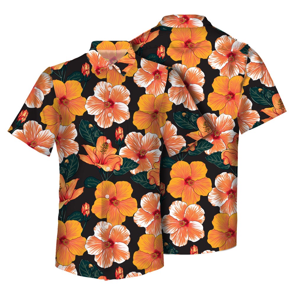 Men's Custom Sublimated Hawaiian Shirt With Pocket 5