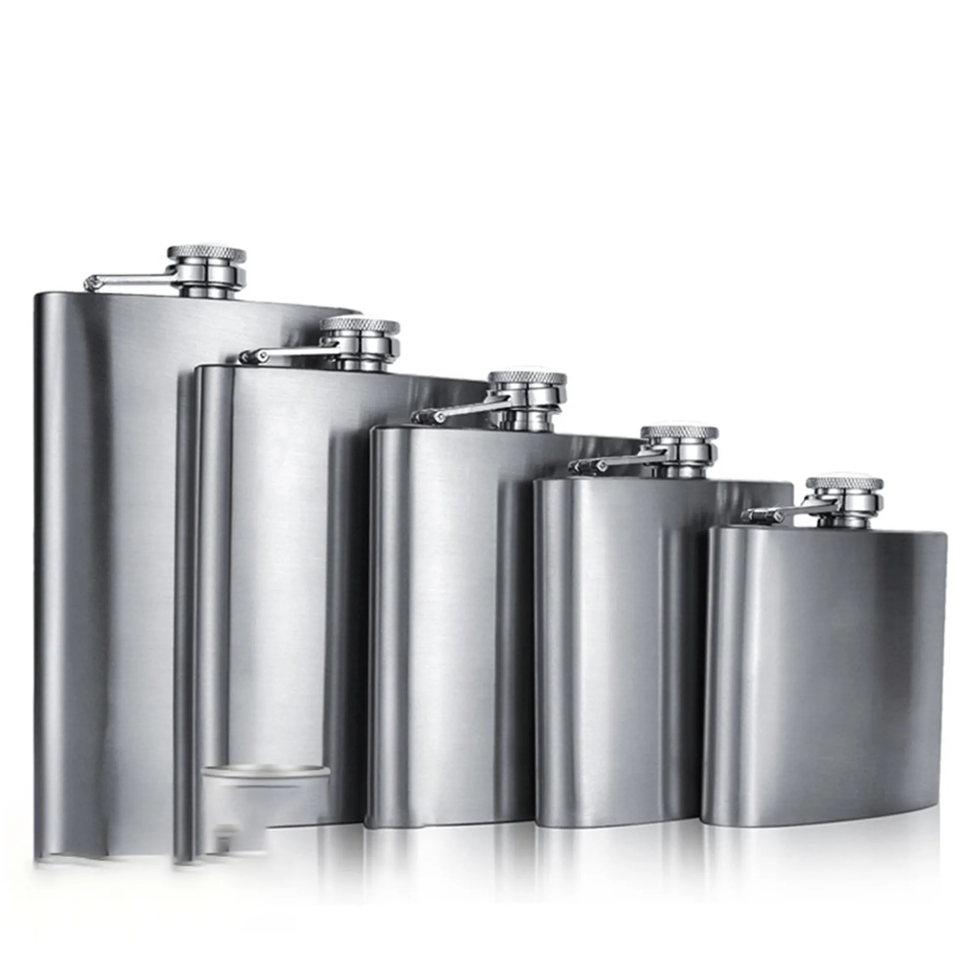 8 oz. 304 Food-Grade Stainless Steel Hip Flask 1