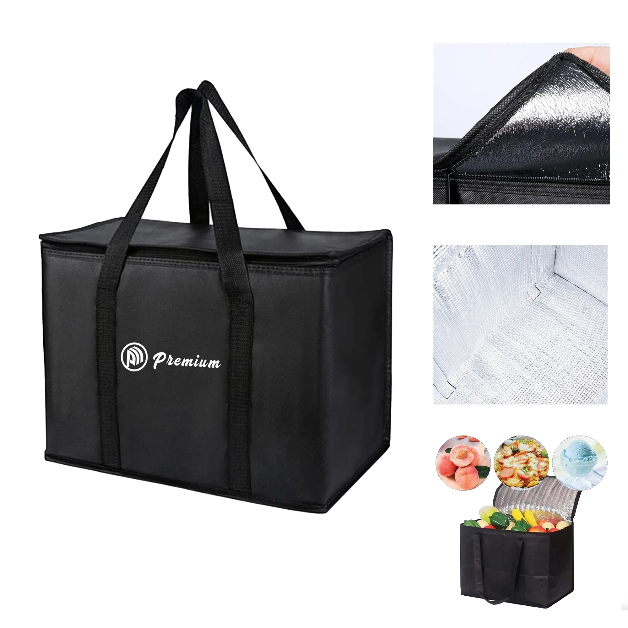 Insulated Grocery Tote Bag