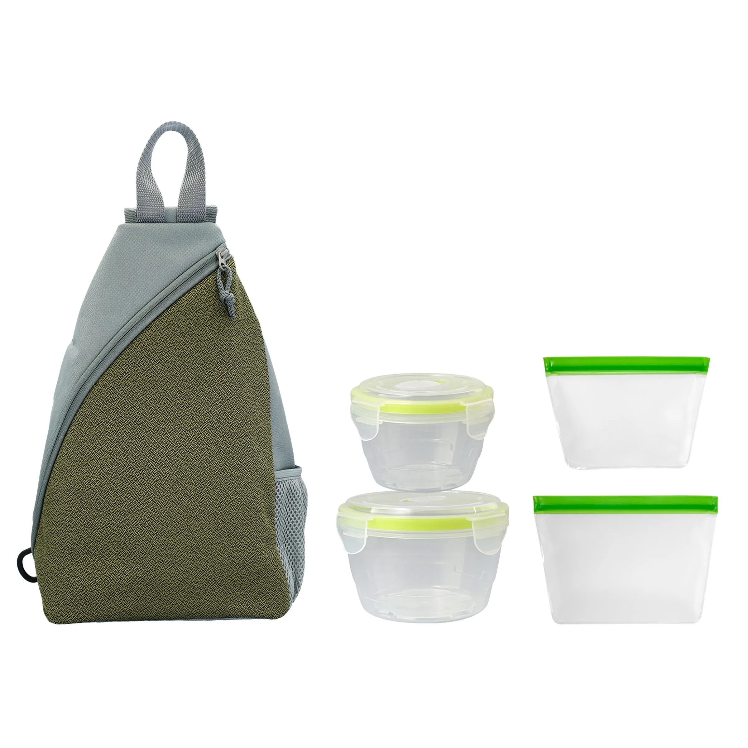 SPECK SLING NESTED BAGGED LUNCH SET 8