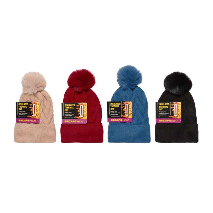 Women's Patterned Cuff Hats Assorted Colors 2