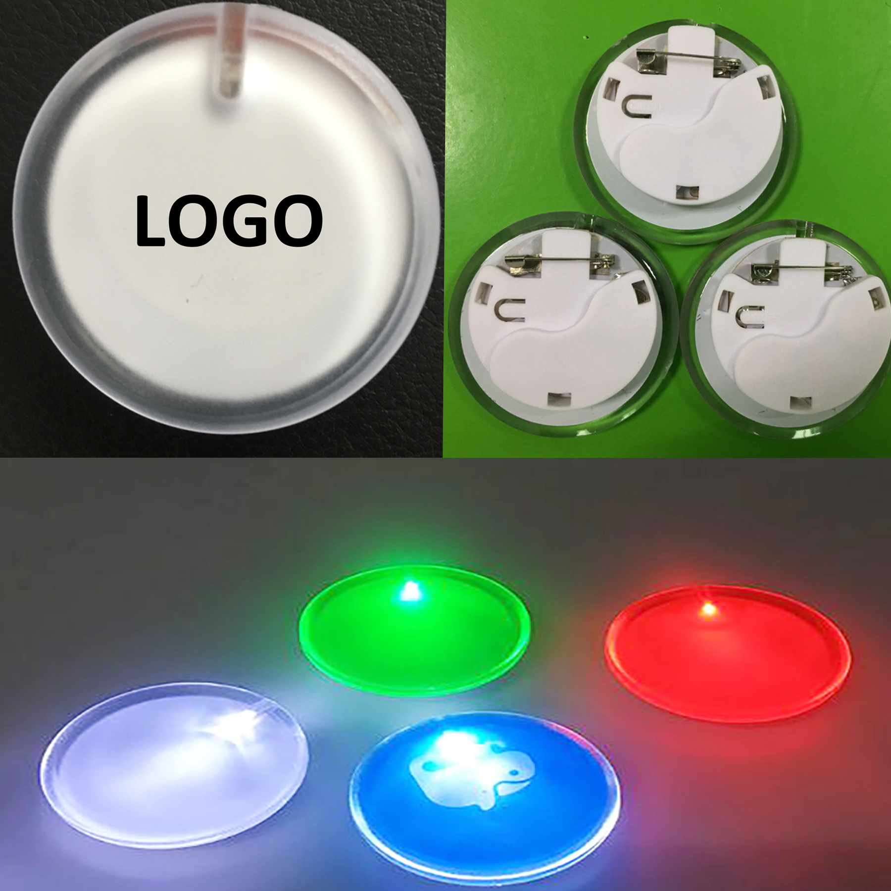 Flashing LED Badge 2