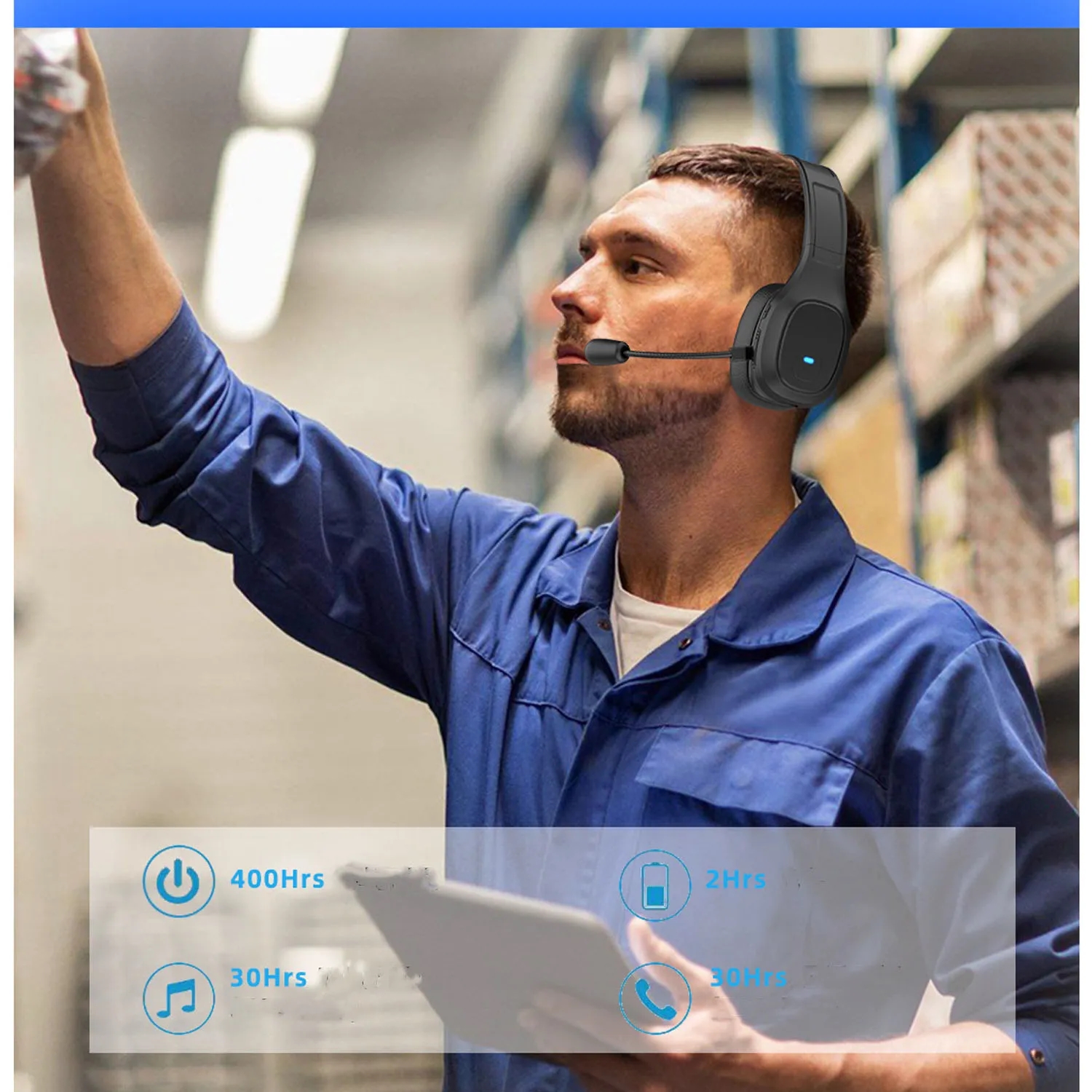Wireless Bluetooth Telephone Headset 2