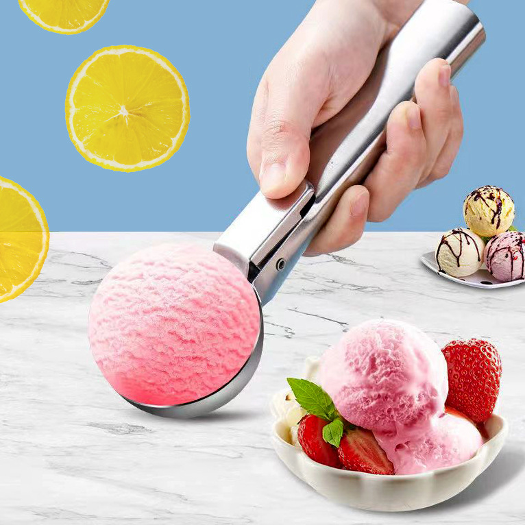Metal Ice Cream Scoop w/ Trigger 3