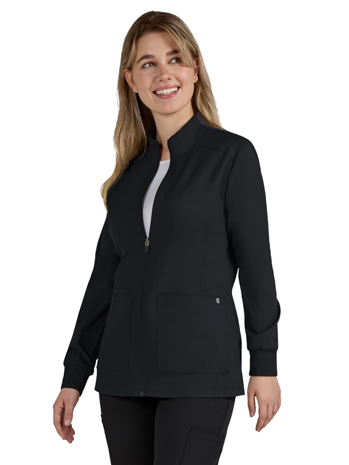 koi - Cureology - Women's Two-Pocket Zipper-Front Geneses Jacket