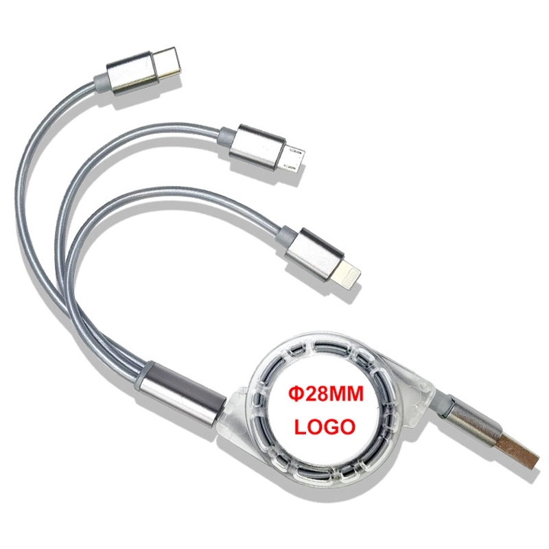3-in-1 Retractable Fast Charging Cable 2