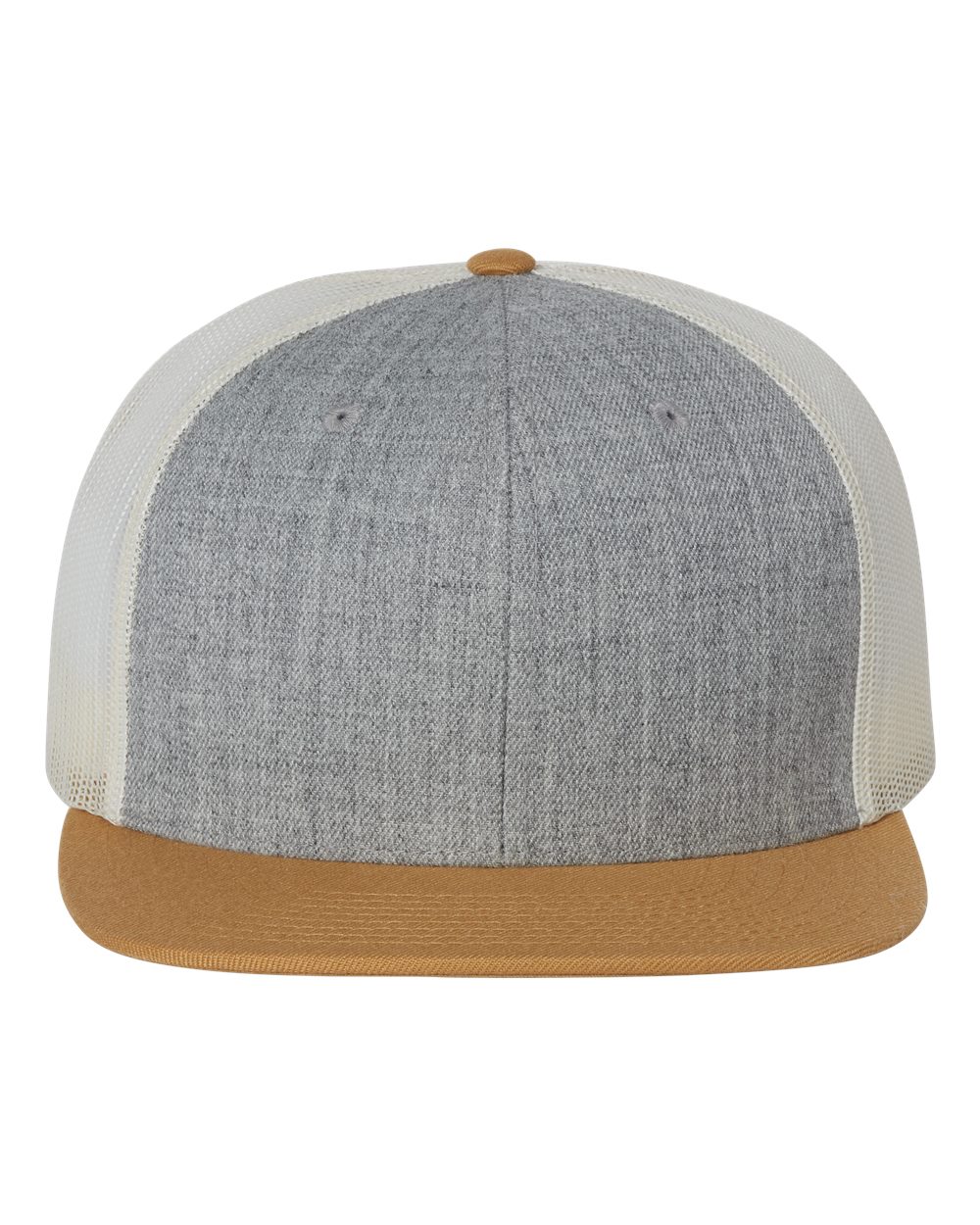 Wool Blend Flat Bill Trucker Cap - 511 15
