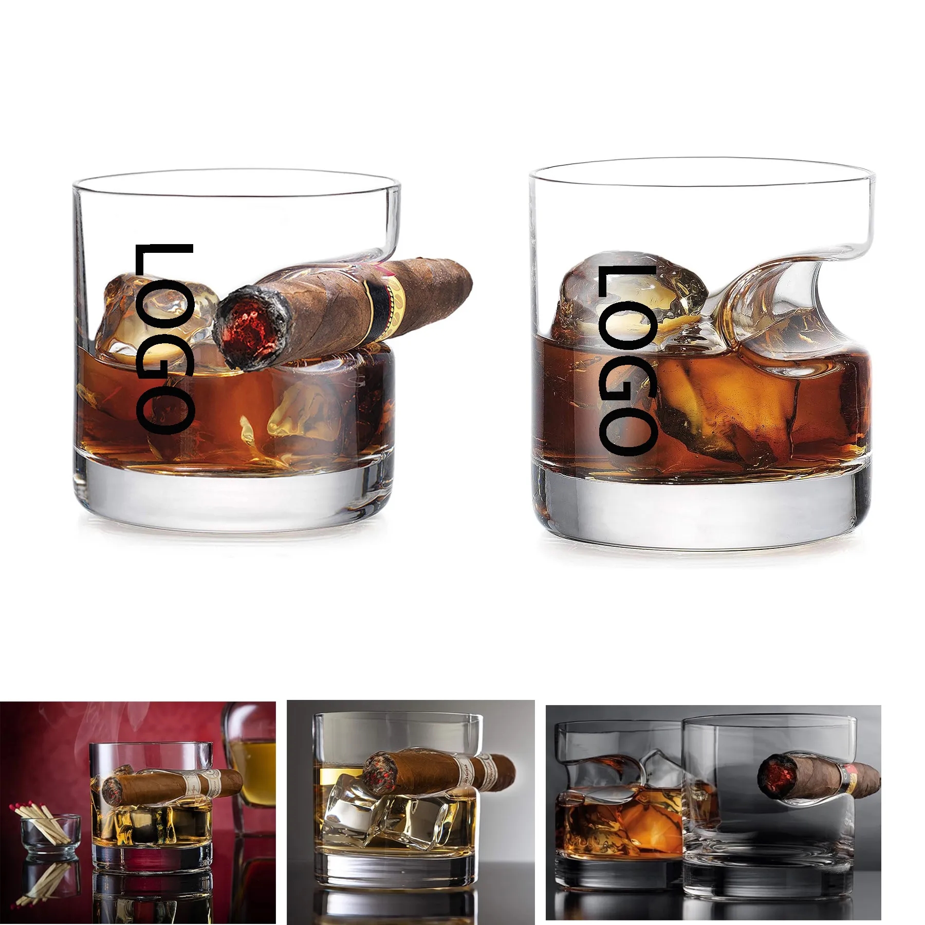 12OZ Cigar Whiskey Glass 2