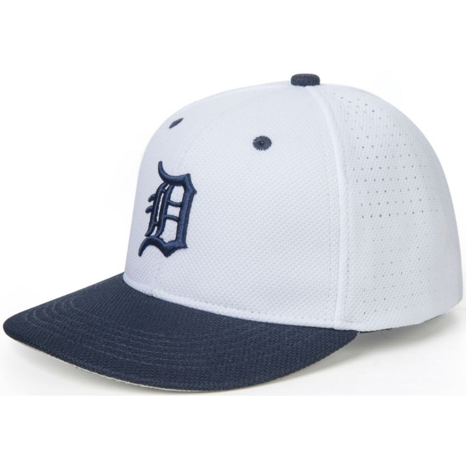 Premium 6-Panel Mid Crown Perforated back 4-Panels Vapor Tech Fabric Spandex Shape Cap 6